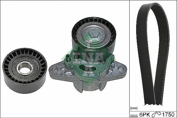 INA 529 0164 10 - Поликлиновый ременный комплект parts5.com