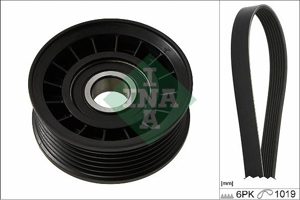 INA 529 0232 10 - V-Ribbed Belt Set parts5.com