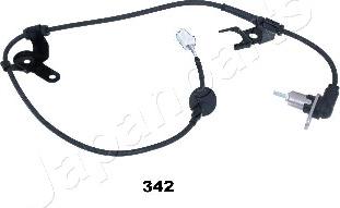 Japanparts ABS-342 - Датчик ABS, частота вращения колеса parts5.com