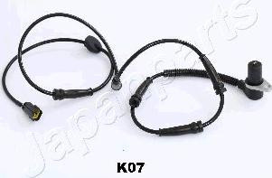 Japanparts ABS-K07 - Датчик ABS, частота вращения колеса parts5.com