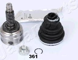 Japanparts GI-361 - Шарнирный комплект, ШРУС, приводной вал parts5.com