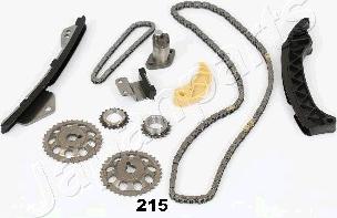 Japanparts KDK-215 - Комплект цепи привода распредвала parts5.com