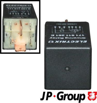 JP Group 1199206600 - Relay, glow plug system parts5.com