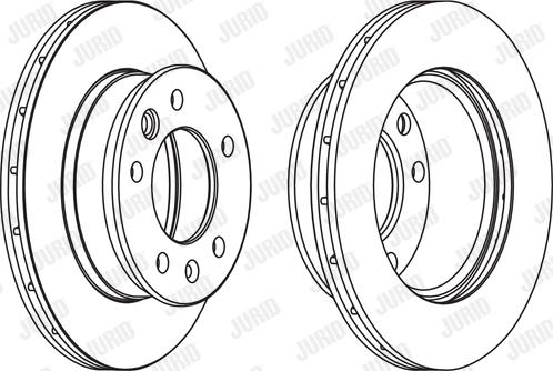 Jurid 569122J - Тормозной диск parts5.com