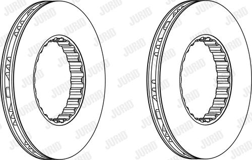 Jurid 569214J - Тормозной диск parts5.com