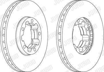 Jurid 569231J - Тормозной диск parts5.com