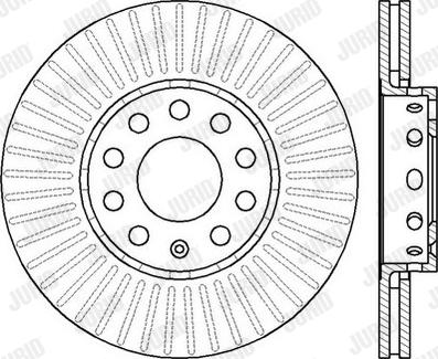 Jurid 561548JC - Тормозной диск parts5.com