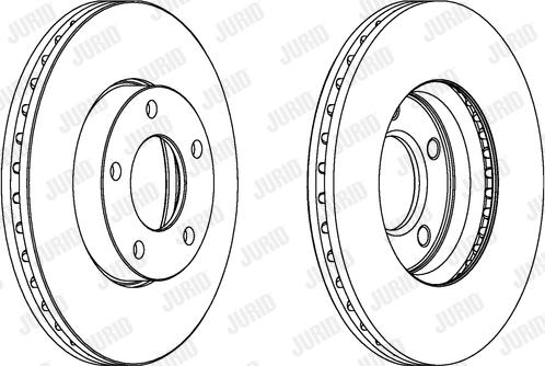 Jurid 563028JC - Тормозной диск parts5.com