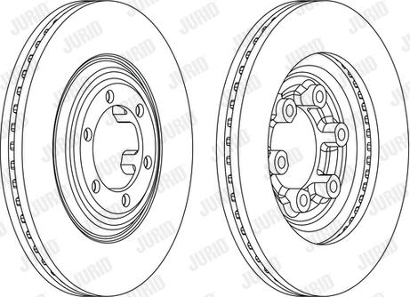 Jurid 563111JC - Тормозной диск parts5.com