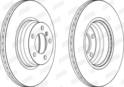 Jurid 563181JC - Тормозной диск parts5.com