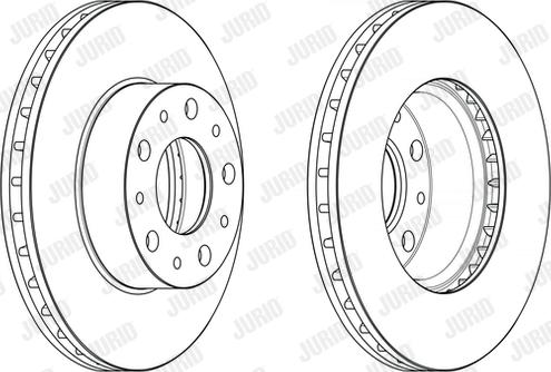 Jurid 563223J - Тормозной диск parts5.com