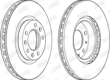 Jurid 562991JC-1 - Тормозной диск parts5.com