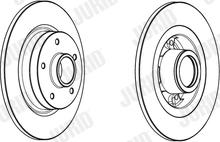 Jurid 562981J-1 - Тормозной диск parts5.com