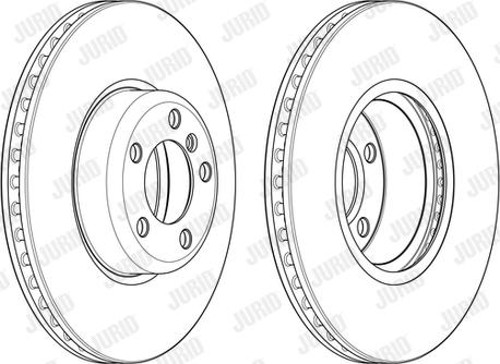 Jurid 562979JC-1 - Тормозной диск parts5.com