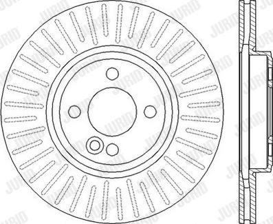 Jurid 562444J - Тормозной диск parts5.com