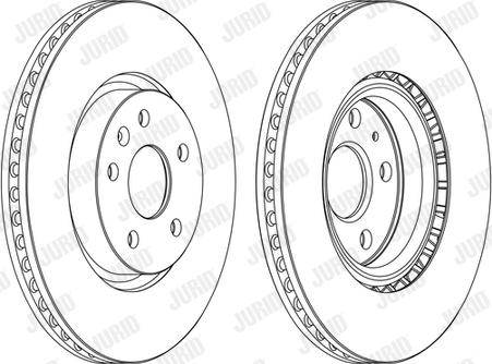 Jurid 562464JC-1 - Тормозной диск parts5.com