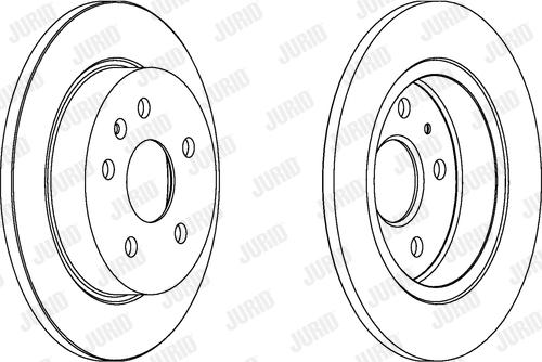 Jurid 562461JC - Тормозной диск parts5.com