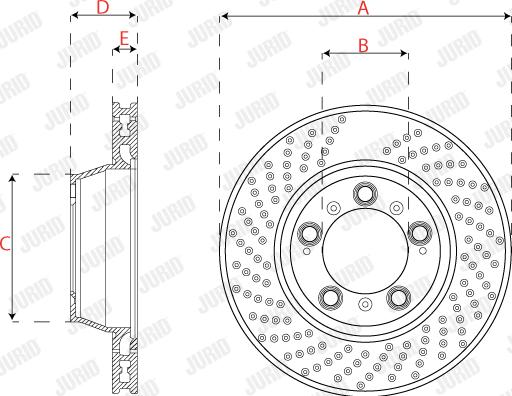 Jurid 562590JC-1 - Тормозной диск parts5.com