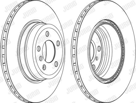 Jurid 562523JC-1 - Тормозной диск parts5.com