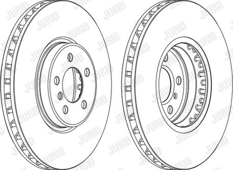 Jurid 562522JC-1 - Тормозной диск parts5.com