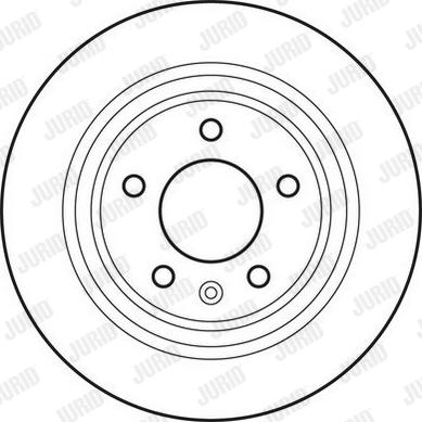 Jurid 562640JC - Тормозной диск parts5.com