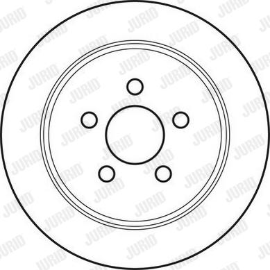 Jurid 562656JC - Тормозной диск parts5.com