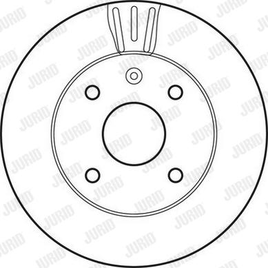 Jurid 562662JC - Тормозной диск parts5.com