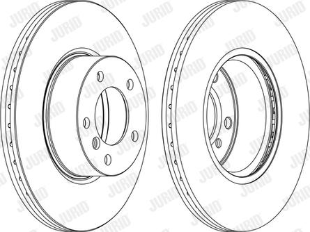 Jurid 562618JC-1 - Тормозной диск parts5.com