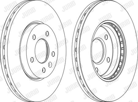 Jurid 562631JC-1 - Тормозной диск parts5.com