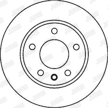 Jurid 562040JC - Тормозной диск parts5.com