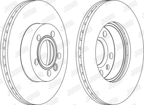 Jurid 562080JC - Тормозной диск parts5.com