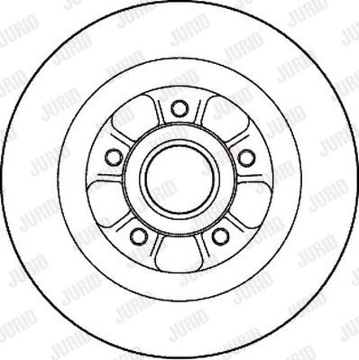 INTERBRAKE SDK6655 - Тормозной диск parts5.com