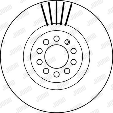 Jurid 562132JC - Тормозной диск parts5.com