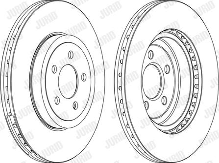 Jurid 562868JC-1 - Тормозной диск parts5.com