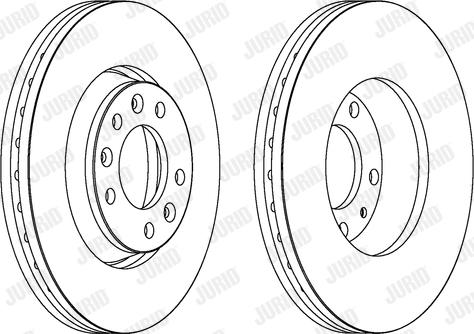 Jurid 562839JC - Тормозной диск parts5.com