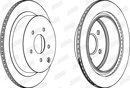 Jurid 562871JC - Тормозной диск parts5.com