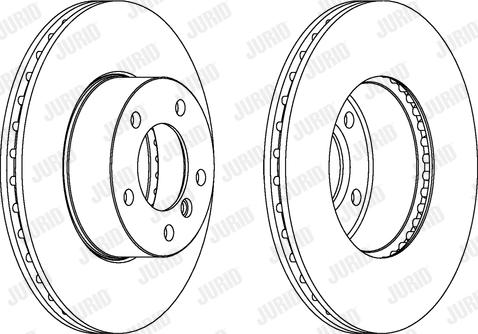 Jurid 562342JC - Тормозной диск parts5.com