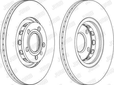 Jurid 562383JC-1 - Тормозной диск parts5.com