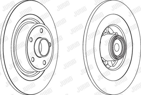 Jurid 562375J - Тормозной диск parts5.com