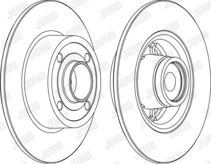 Jurid 562376J-1 - Brake Disc parts5.com