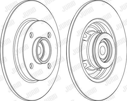 Jurid 562373J-1 - Тормозной диск parts5.com