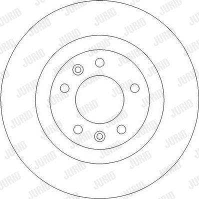 Jurid 562253JC - Тормозной диск parts5.com