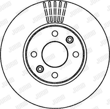 Jurid 562268JC - Тормозной диск parts5.com