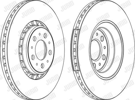 Jurid 562217JC-1 - Тормозной диск parts5.com