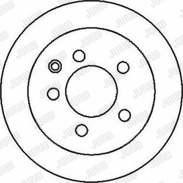 Jurid 562280JC - Тормозной диск parts5.com