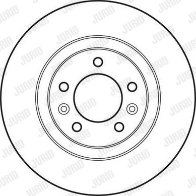 Jurid 562762JC - Тормозной диск parts5.com