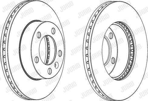 Jurid 562713JC-1 - Тормозной диск parts5.com