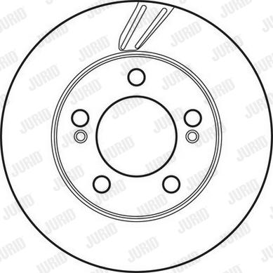 Jurid 562785JC - Тормозной диск parts5.com