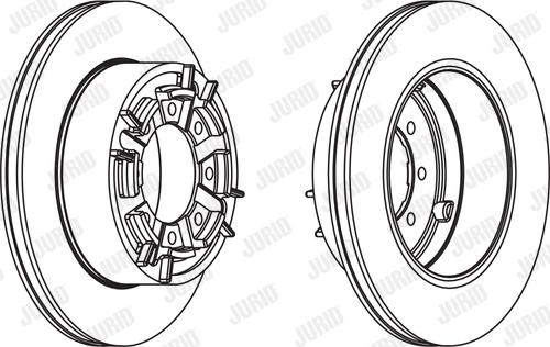 Jurid 567128J - Тормозной диск parts5.com
