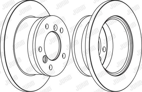 Jurid 567761J - Тормозной диск parts5.com